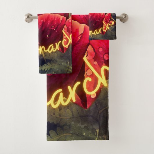 Blume Badhandtuch Set (Insitu)