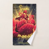 Blume Badhandtuch Set (Handtuch)