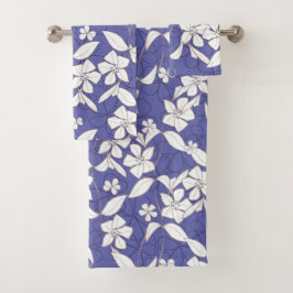Blume Badhandtuch Set