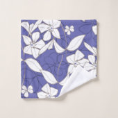 Blume Badhandtuch Set (Waschlappen)