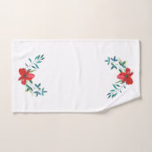 Blume Badhandtuch Set (Handtuch)