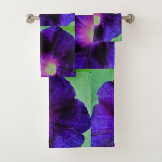 Blume Badhandtuch Set