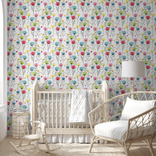 Blume-Ballon-Sitzschale mit glattem Verschluss und Tapete