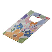 Blume & Balloons Flaschenöffner (Vorderseite Schrägansicht)