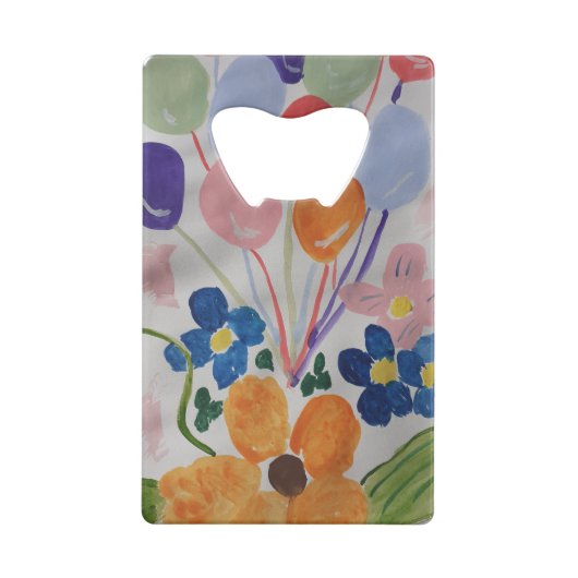 Blume & Balloons Flaschenöffner (Rückseite)