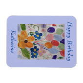 Blume & Balloons flexibel Magnet (Horizontal)