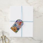Blume & Balloons-Geschenkmarke Geschenkanhänger (Mit Garn)
