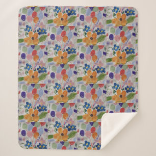 Blume & Balloons Sherpa Blanket Sherpadecke