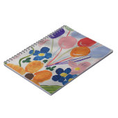 Blume & Balloons SpiralNotebook Notizblock (Linke Seite)