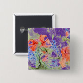 Blume Balsam und Lobelia Button (Vorne & Hinten)