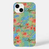 Blume Balsam und Lobelia Case-Mate iPhone Hülle (Rückseite)