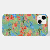 Blume Balsam und Lobelia Case-Mate iPhone Hülle (Rückseite (Horizontal))