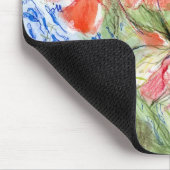 Blume Balsam und Lobelia Mousepad (Ecke)