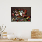 Blume - Balthasar van der Ast Fine Art Poster (Küche)