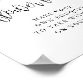 Blume Bar Aquarell Blume Blüte Poster (Ecke)