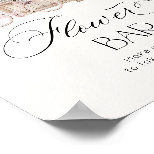 Blume Bar Frische Pasta machen Poster (Ecke)