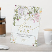 Blume-Bar für Wildblumen Sockelschild (In SItu)