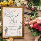 Blume Bar Märchenhafte Vintage Alice im Wunderland Poster