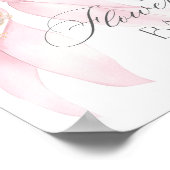 Blume Bar Rosa Bauch Blumenblüte Bar Poster (Ecke)