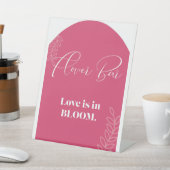 Blume Bar Sign  Sockelschild (In SItu)