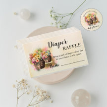 Blume Barrel Babyduschkarte