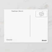 Blume Basket Bicycle, Kopenhagen, Dänemark Postkarte (Rückseite)