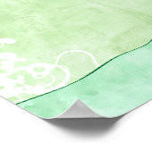 Blume Bäume und Grünflorenplakat - TBA Poster (Ecke)