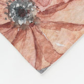 Blume Beach Art Fleecedecke (Ecke)