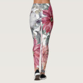 Blume Beach Art Leggings (Rückseite)