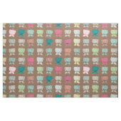 Blume Becher braun Stoff (Fat Quarter (45,7 x 55,9 cm))