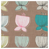 Blume Becher braun Stoff (Nahaufnahme)