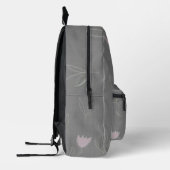 Blume Bedruckter Rucksack (Links)