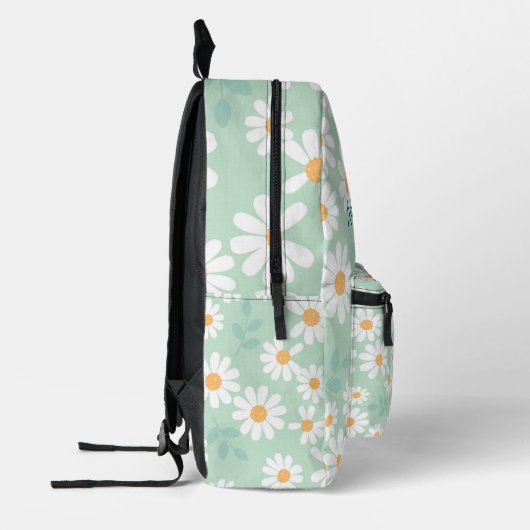 Blume Bedruckter Rucksack (Links)