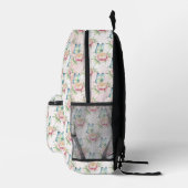 Blume Bedruckter Rucksack (Rechts)