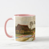 Blume Beds in Holland von Van Gogh, Happy Morning Tasse (Links)