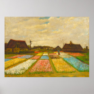 Blume Beds in Holland von van Gogh Poster