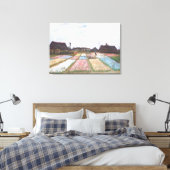 Blume Beds in Holland von Vincent van Gogh Leinwanddruck (Insitu (Schlafzimmer))