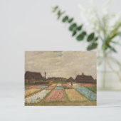 Blume Beds in Holland von Vincent Van Gogh Postcar Postkarte (Stehend Vorderseite)