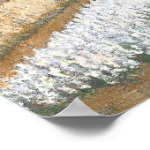 Blume Beds in Holland von Vincent van Gogh Poster (Ecke)