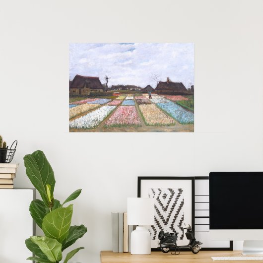 Blume Beds in Holland von Vincent van Gogh Poster (Heimbüro)
