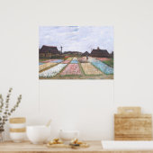Blume Beds in Holland von Vincent van Gogh Poster (Küche)
