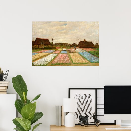 Blume Beds in Holland von Vincent Van Gogh Poster (Heimbüro)