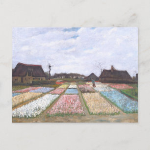 Blume Beds in Holland von Vincent van Gogh Postkarte