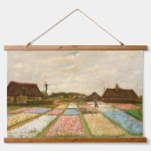 Blume Beds in Holland von Vincent Van Gogh Wandteppich Mit Holzrahmen (Vorne)