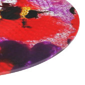 Blume Bee Floral Art Schneidebrett (Ecke)