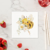 Blume Bee Napkins Serviette (Beispiel)