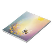 Blume Bee Notepad Notizblock (Rotiert)