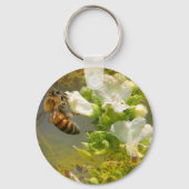 Blume Bee Schlüsselanhänger (Vorderseite)