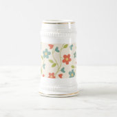 Blume Beer Stein Bierglas (Mittel)