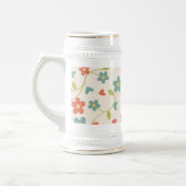 Blume Beer Stein Bierglas (Links)